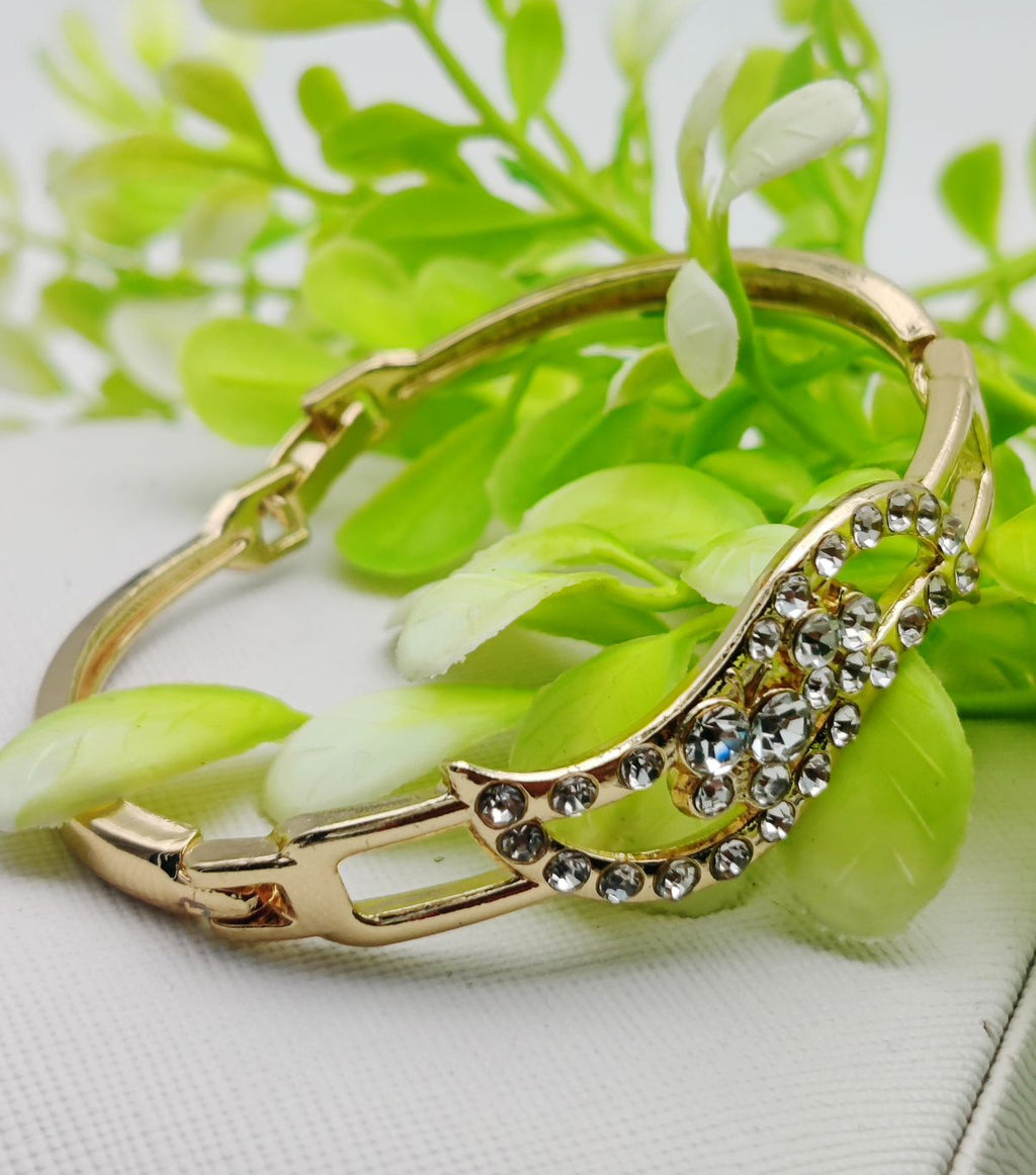 Exquisite Imported Adjustable Crystal Leaf Bracelet | Best Quality