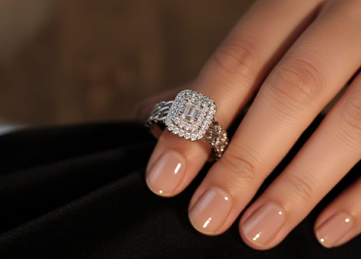 Sparkling Zircon Rings