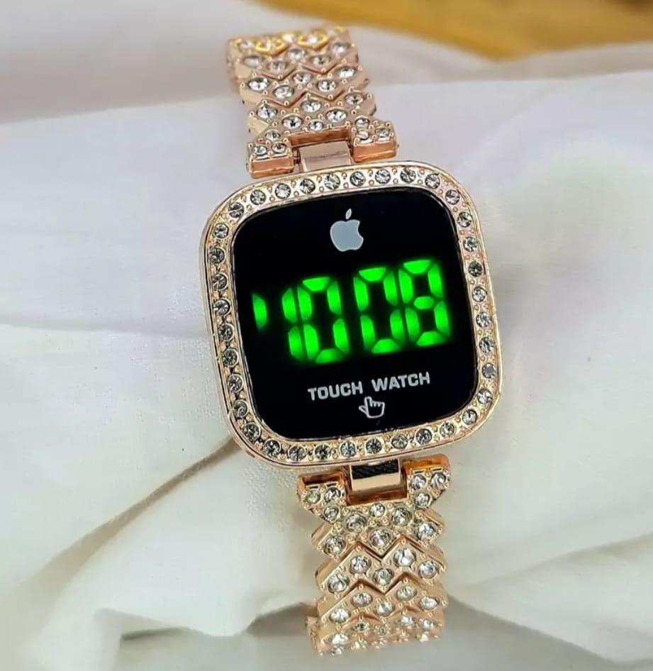 Ladies Square Dial Digital Watch Stylish Design Clear Display
