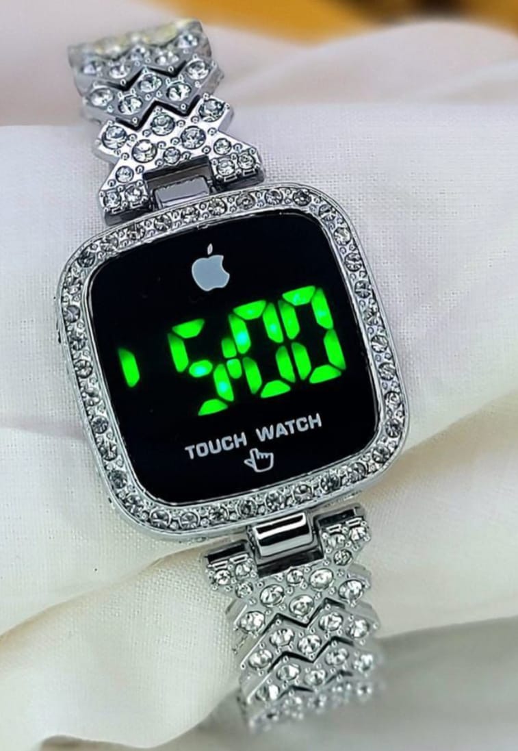 Ladies Square Dial Digital Watch Stylish Design Clear Display
