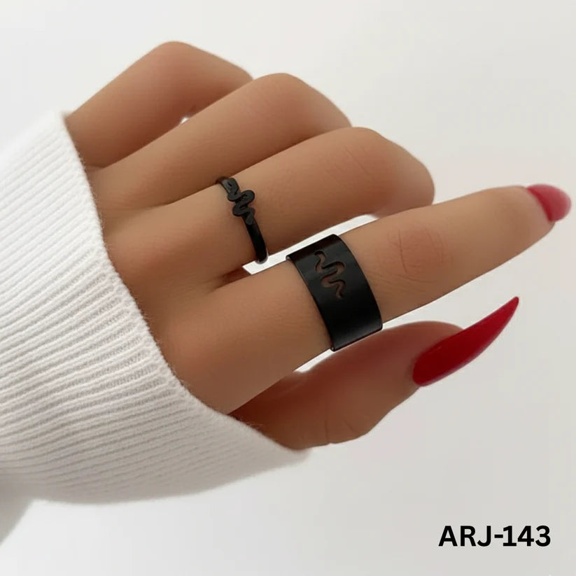 ARJ-143 Snake Shape Adjustable Ring