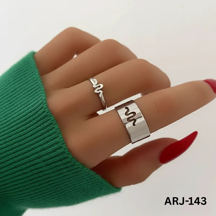 ARJ-143 Snake Shape Adjustable Ring